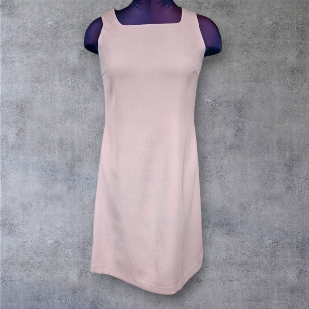 Dora Lilac Square Neck Sleeveless Sheath Dress Size Medium Women's D42